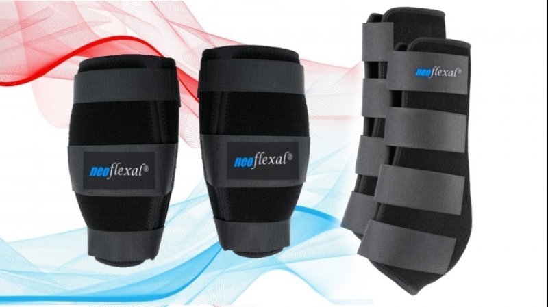 Gamaschen Vorderbeine + Karpalgelenkschoner L oder XL